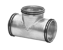 System 1 Single wall flue 90° Tee 300mm / 12"